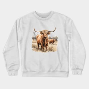 Highland Bull Crewneck Sweatshirt